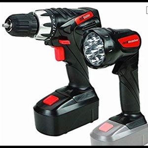 New! Drill Master Cordless Drill & Flashlight Kit